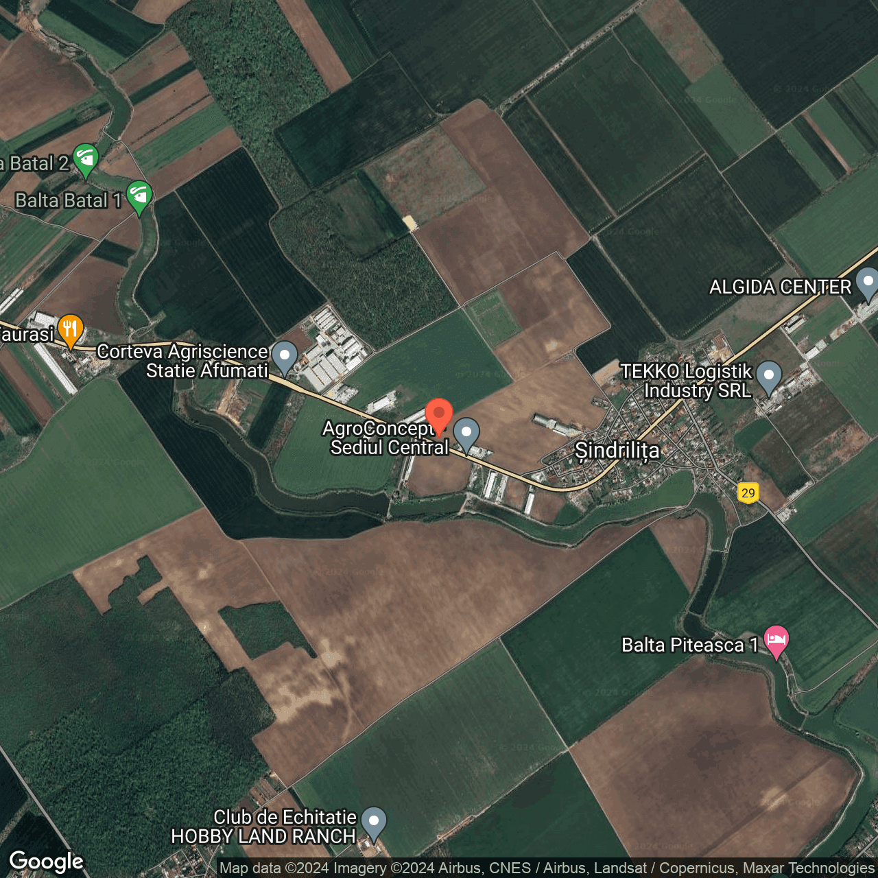 Poza harta hybrid, zoom 14, adresa Ganeasa, , judetul