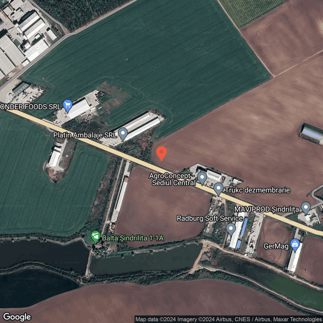 Poza harta hybrid, zoom 16, adresa Ganeasa, , judetul