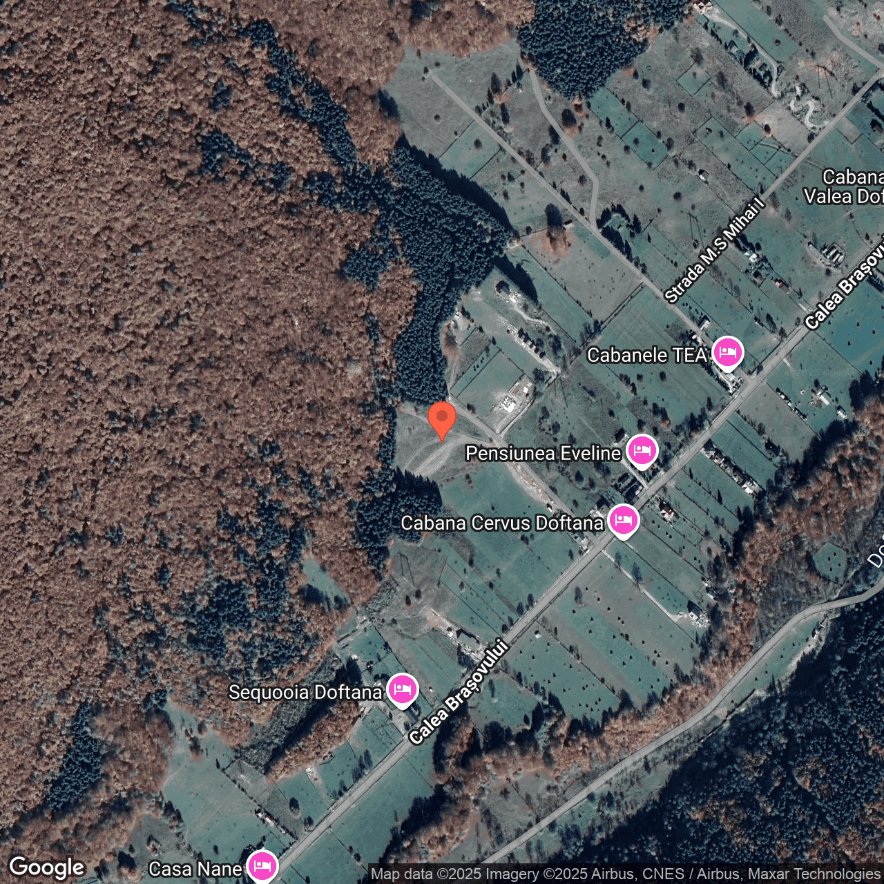 Poza harta hybrid, zoom 16, adresa Valea Doftanei Prahova, , judetul