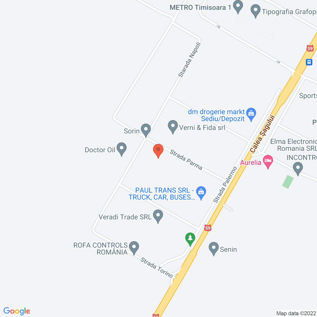 Poza harta streetview, zoom 16, adresa Borsec 4A, Timisoara, judetul Timis