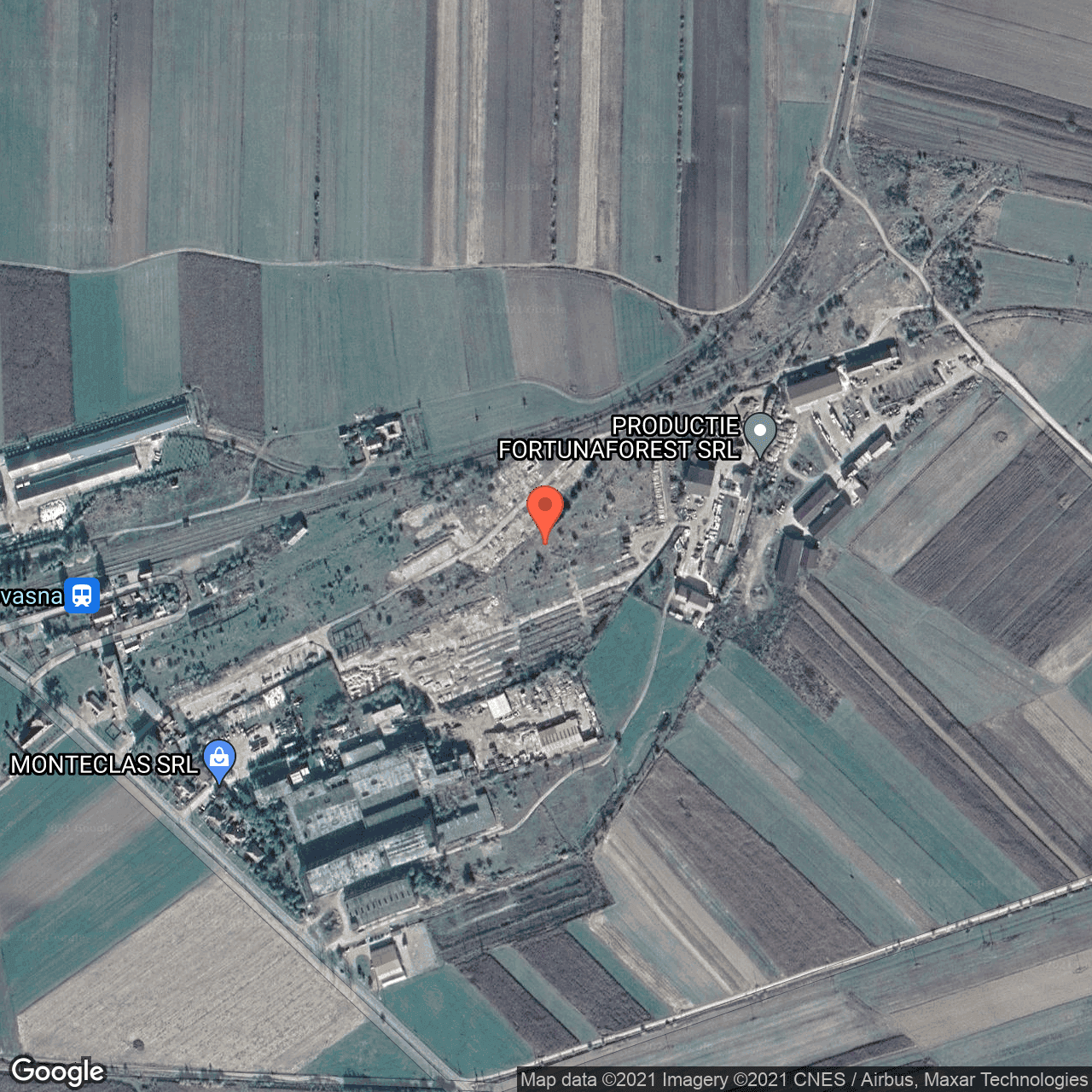 Poza harta hybrid, zoom 16, adresa Covasna, judetul Covasna