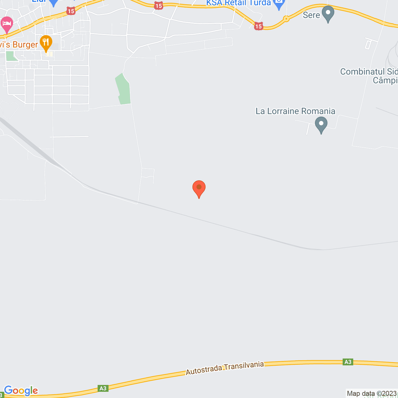 Poza harta streetview, zoom 14, adresa Turda, str. Plaiului, FN, , judetul