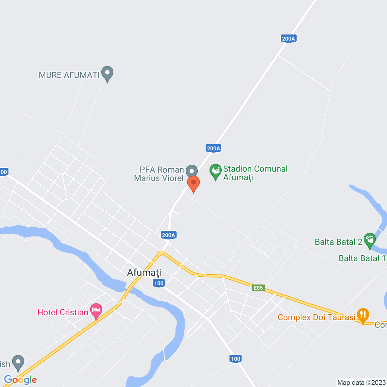 Poza harta streetview, zoom 14, adresa Afumati , , judetul