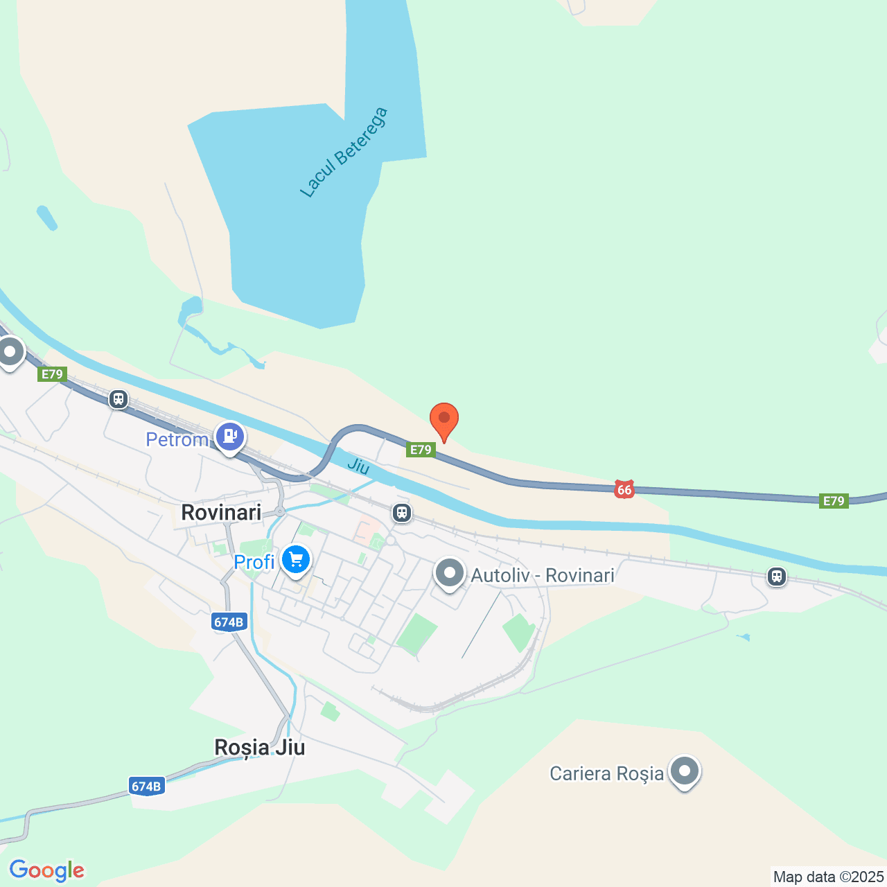 Poza harta streetview, zoom 14, adresa Rovinari Gorj, , judetul