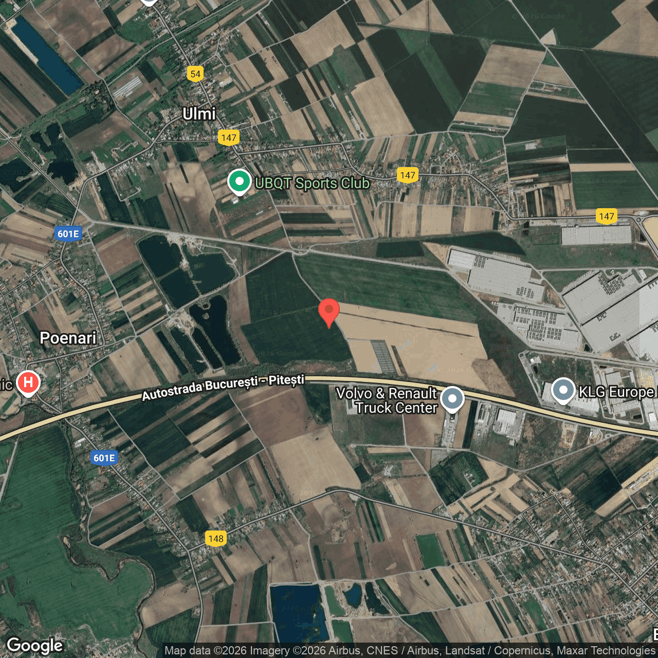 Poza harta hybrid, zoom 14, adresa Bolintin Deal, , judetul