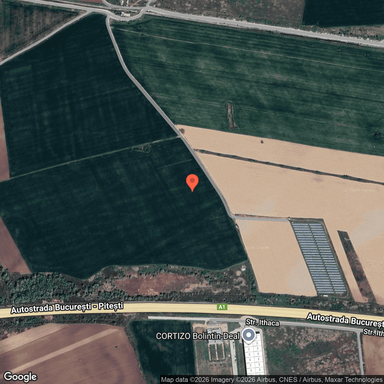 Poza harta hybrid, zoom 16, adresa Bolintin Deal, , judetul