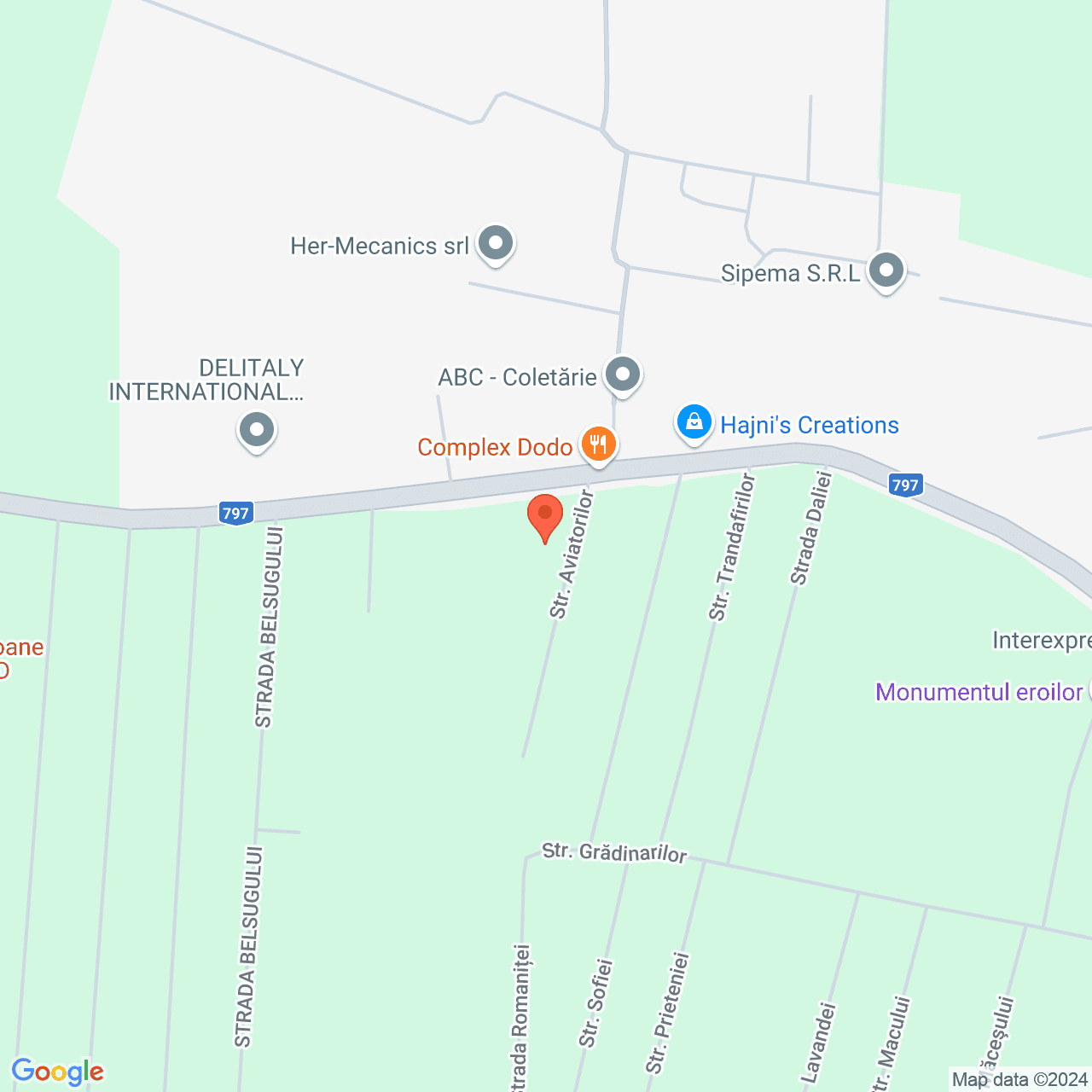 Poza harta streetview, zoom 16, adresa Santandrei Bihor, , judetul