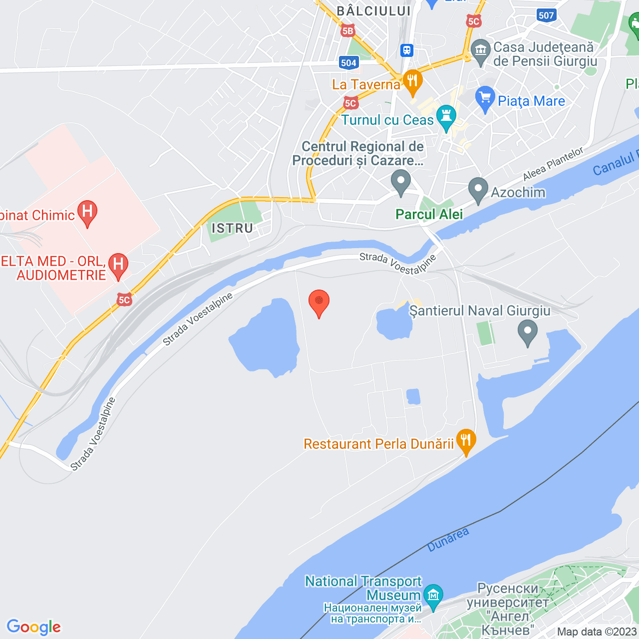 Poza harta streetview, zoom 14, adresa Str Sloboziei Giurgiu, , judetul