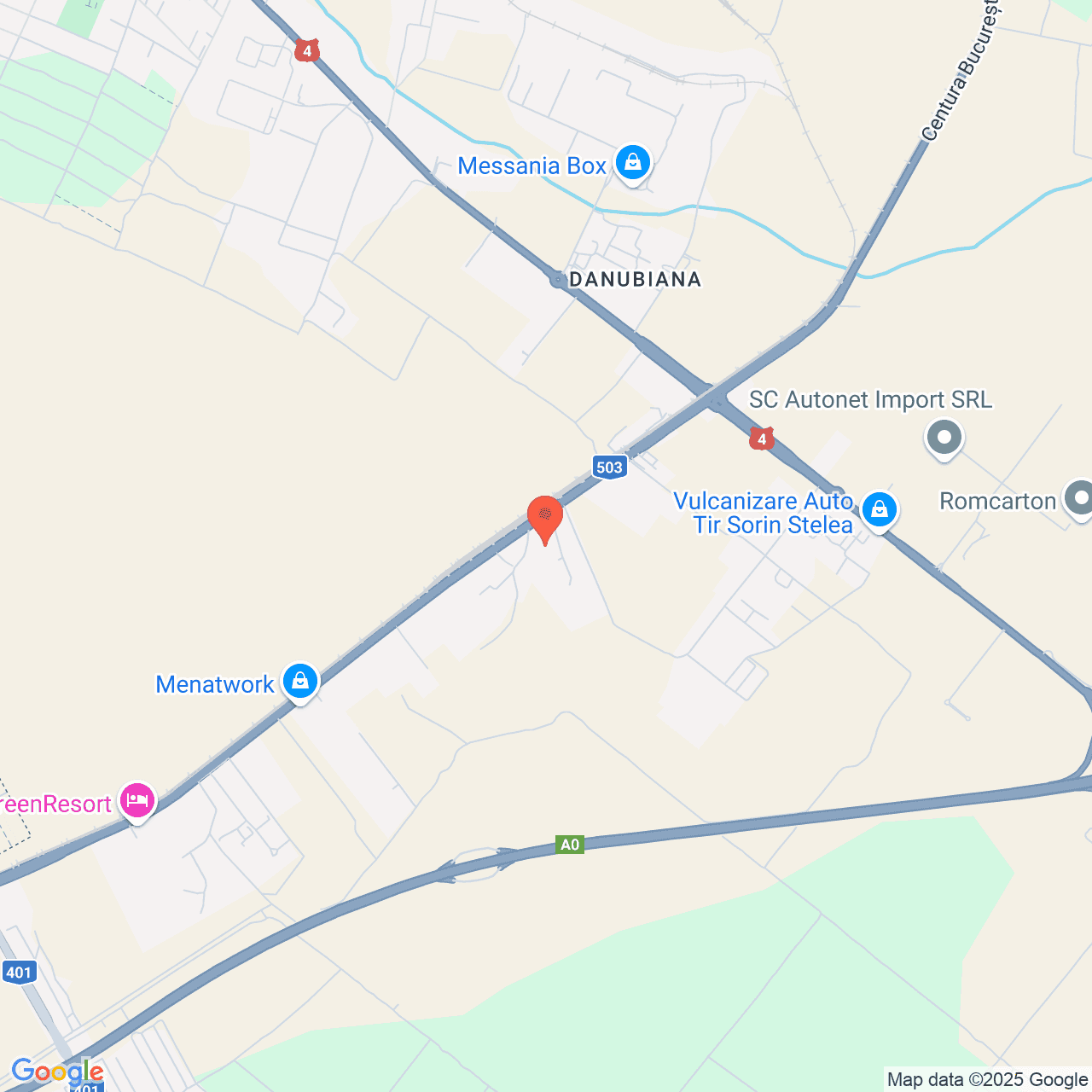 Poza harta streetview, zoom 14, adresa Popești Leordeni, Șos. de Centură nr. 77D, , judetul