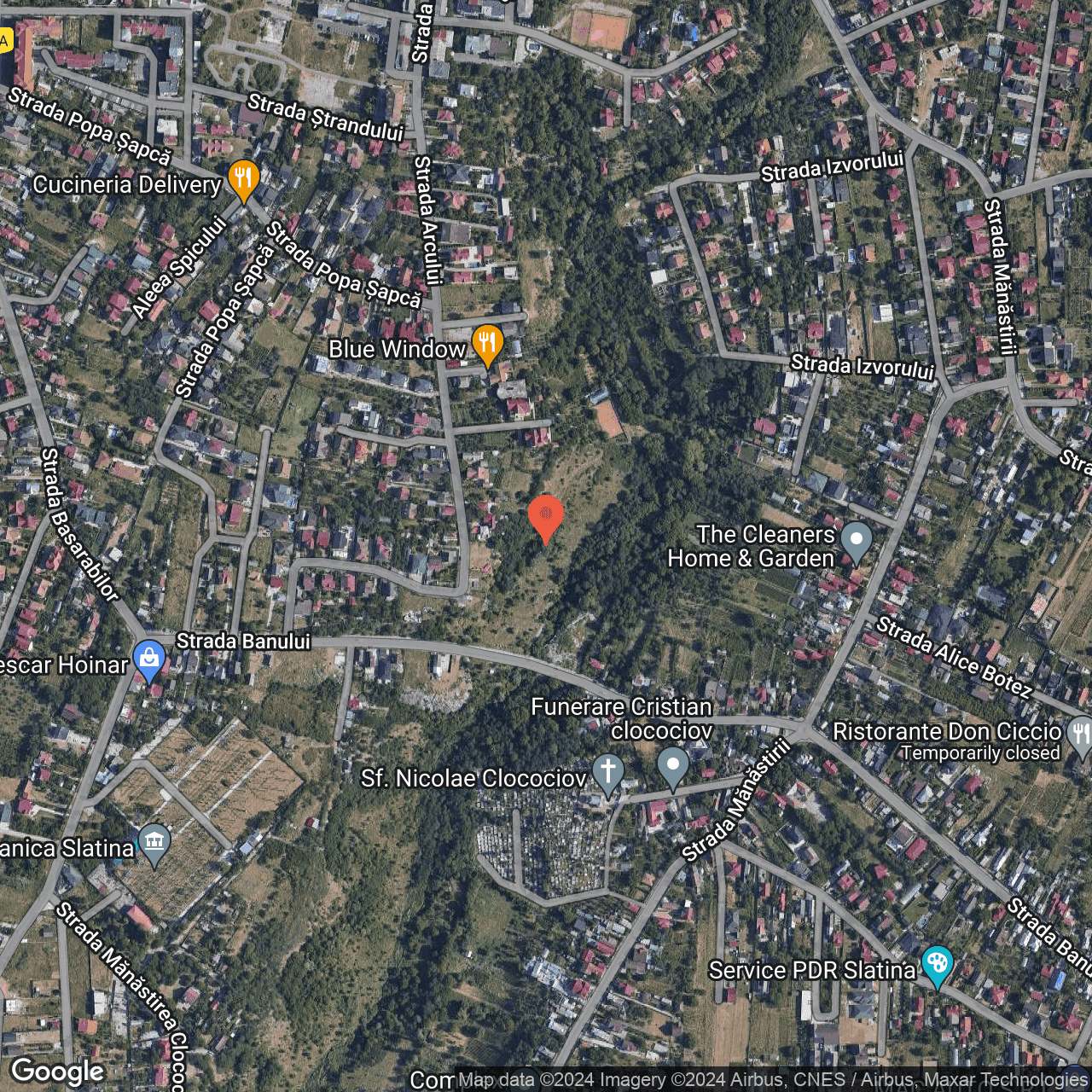 Poza harta hybrid, zoom 16, adresa Slatina, Str. Banului, Nr. 90, , judetul