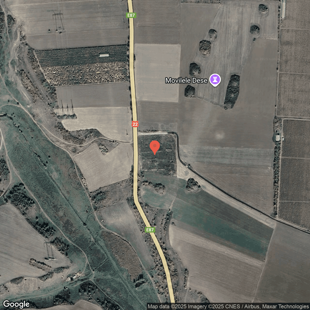 Poza harta hybrid, zoom 16, adresa Isaccea Tulcea, , judetul