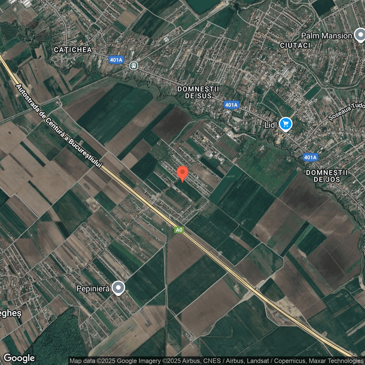 Poza harta hybrid, zoom 14, adresa Soseaua Curtea Domnească Domnesti, , judetul