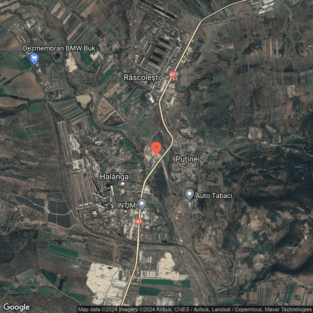 Poza harta hybrid, zoom 14, adresa Izvoru Barzii Mehedinti, , judetul