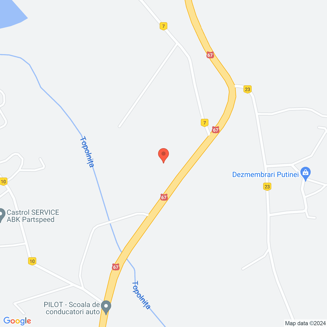 Poza harta streetview, zoom 16, adresa Izvoru Barzii Mehedinti, , judetul