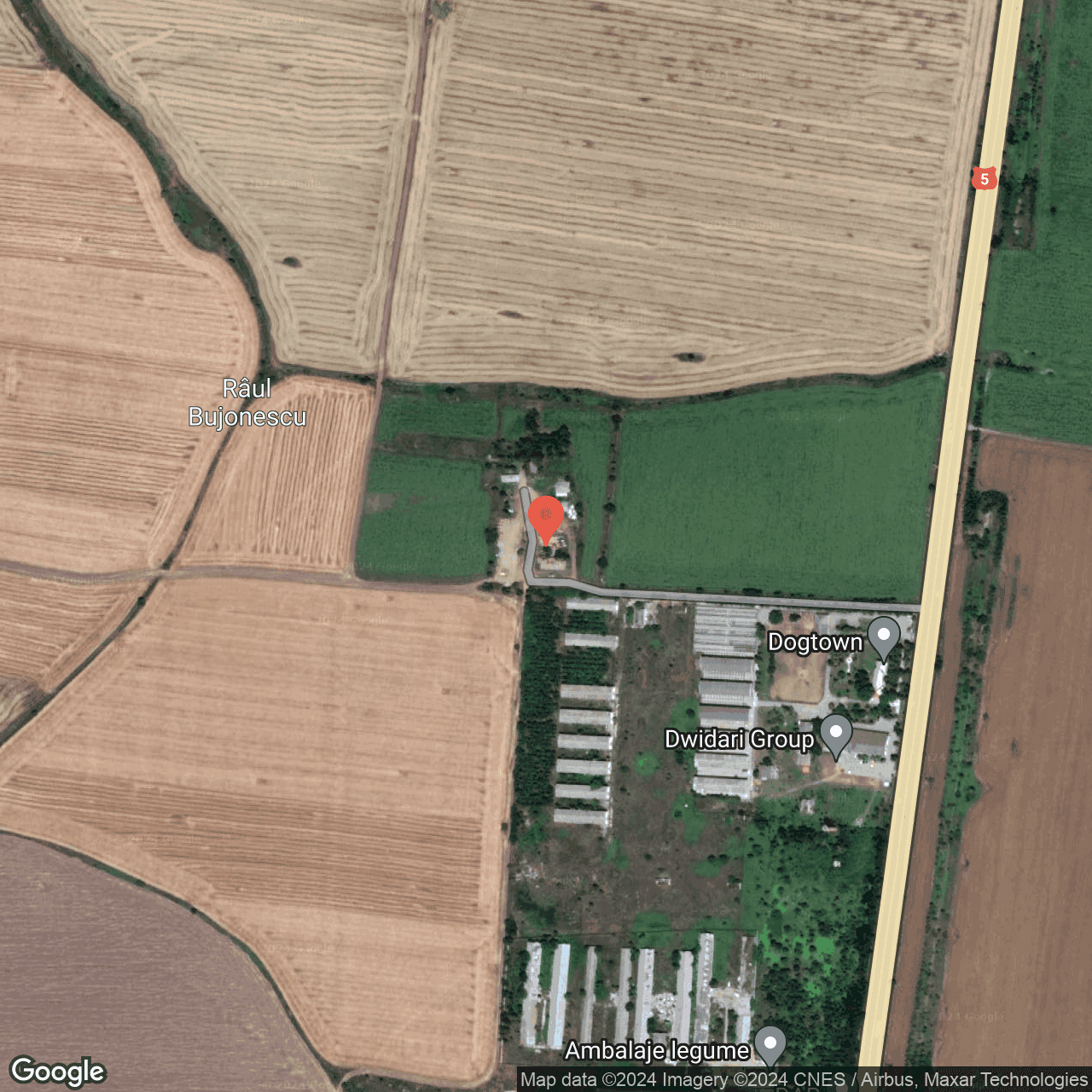 Poza harta hybrid, zoom 16, adresa Calugareni Giurgiu, , judetul