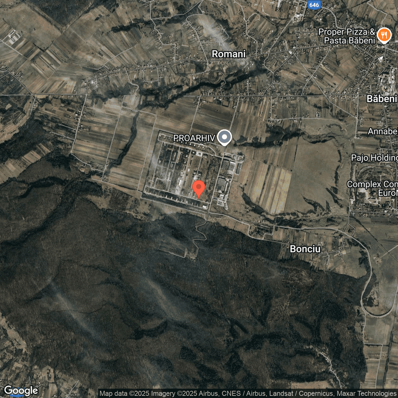 Poza harta hybrid, zoom 14, adresa Băbeni, str. Uzinei nr. 1, jud. Vâlcea, , judetul