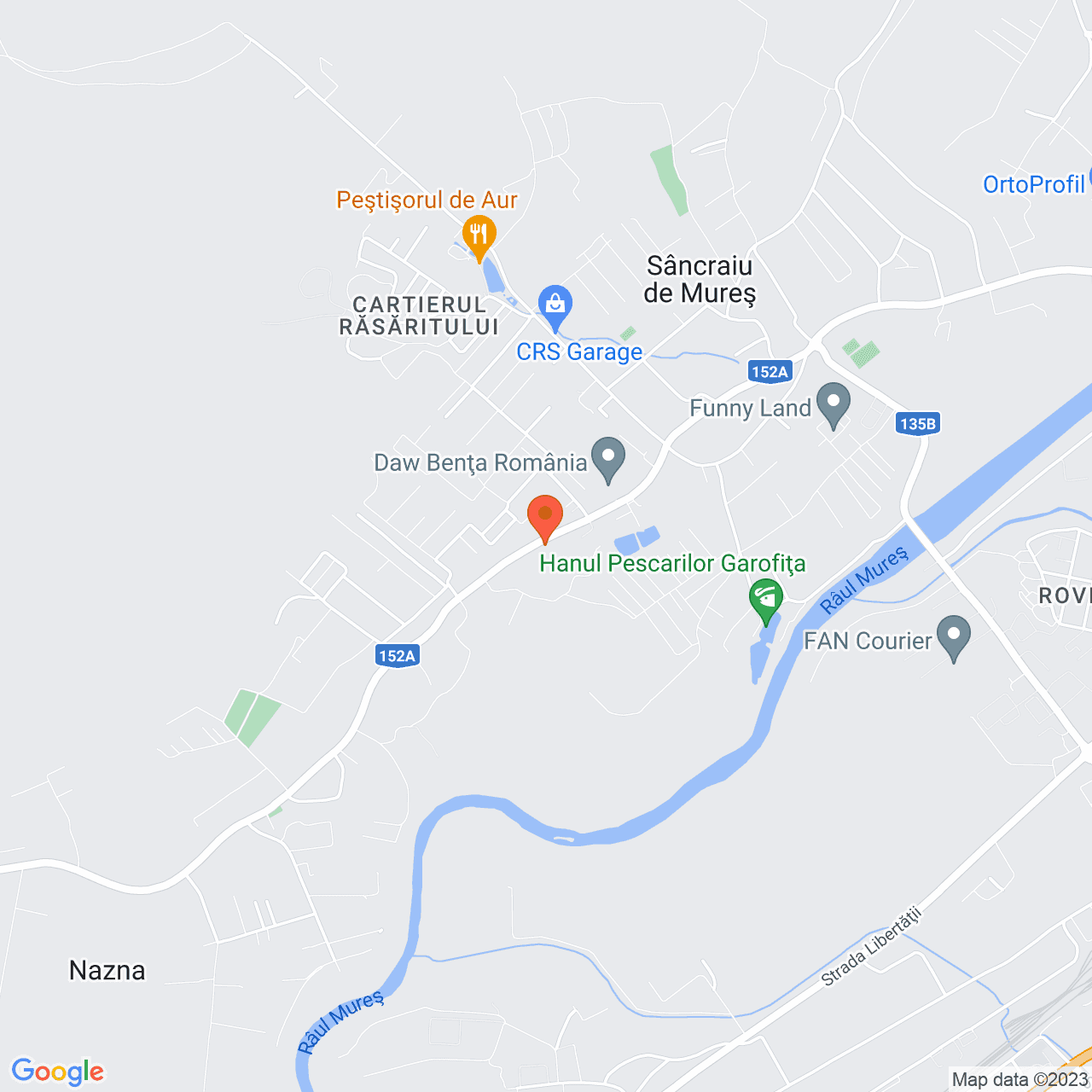 Poza harta streetview, zoom 14, adresa Nazna, , judetul