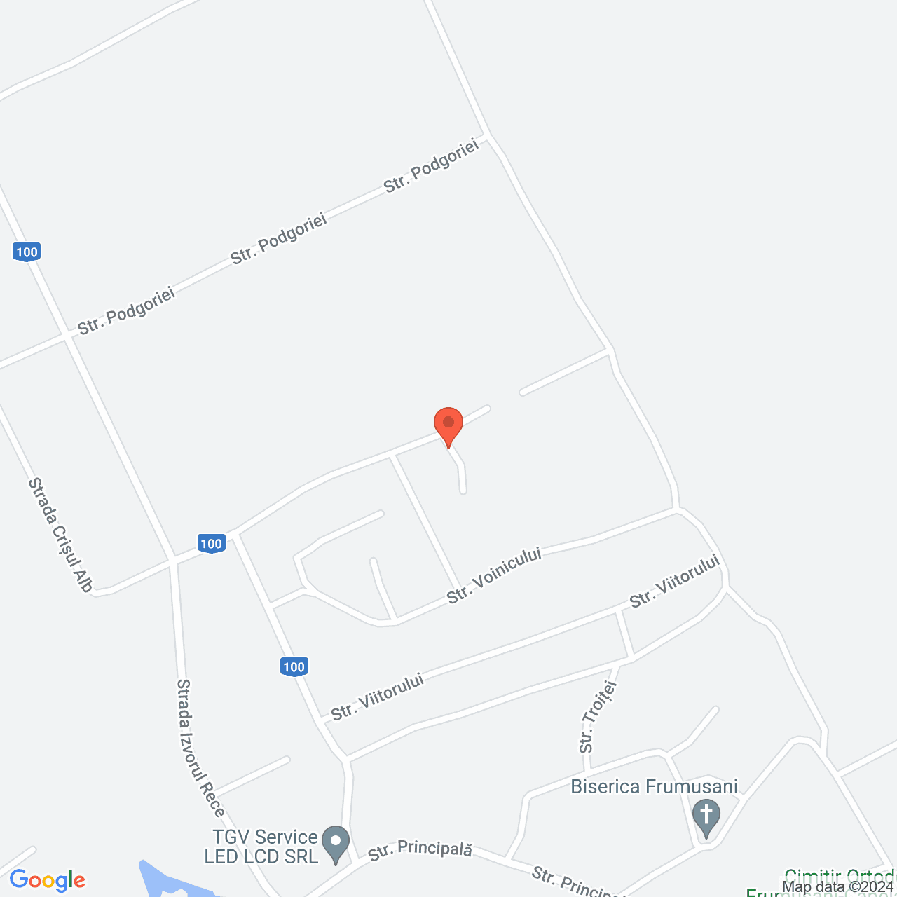 Poza harta streetview, zoom 16, adresa Frumusani, jud. Calarasi, , judetul