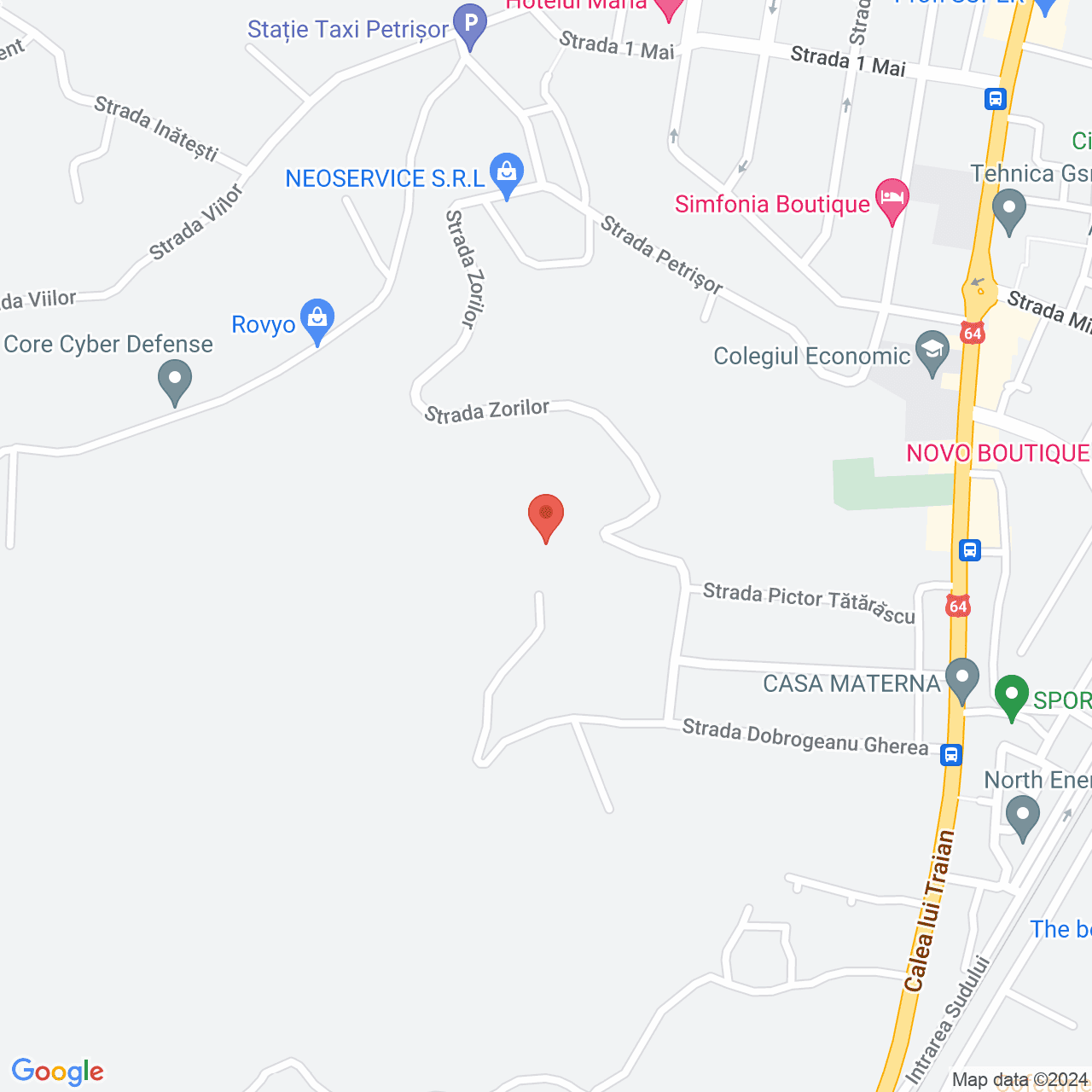 Poza harta streetview, zoom 16, adresa Ramnicu Valcea, str. George Bacovia nr. 23, , judetul