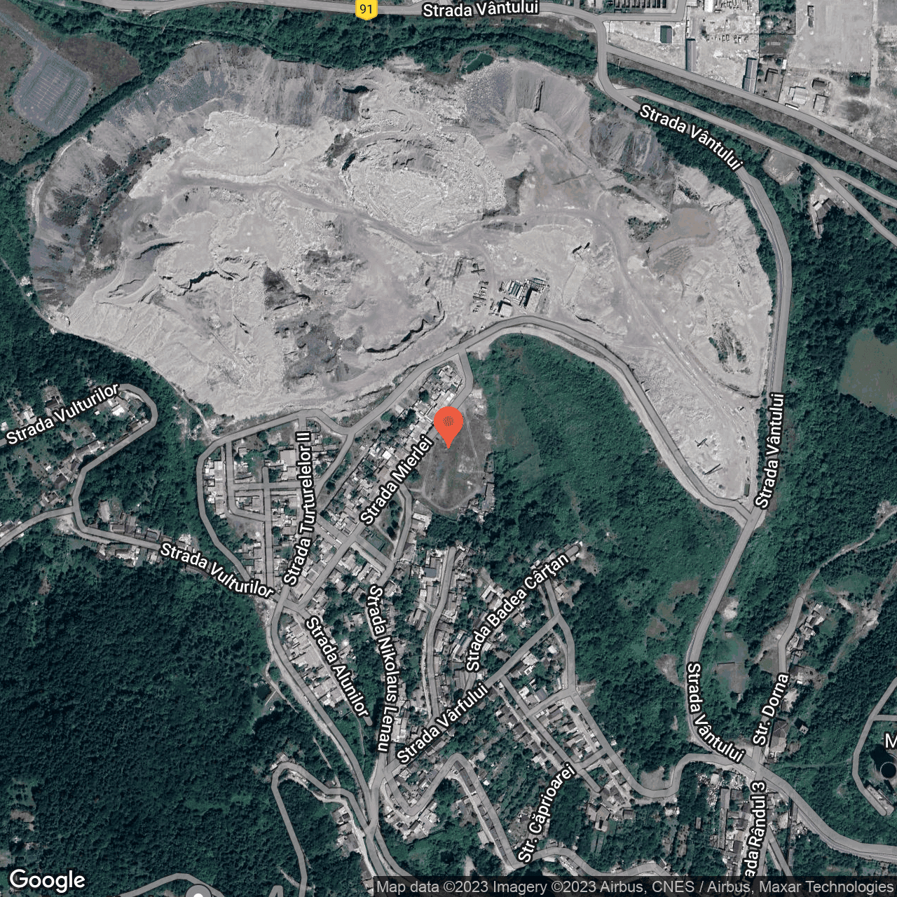 Poza harta hybrid, zoom 16, adresa Resita, , judetul