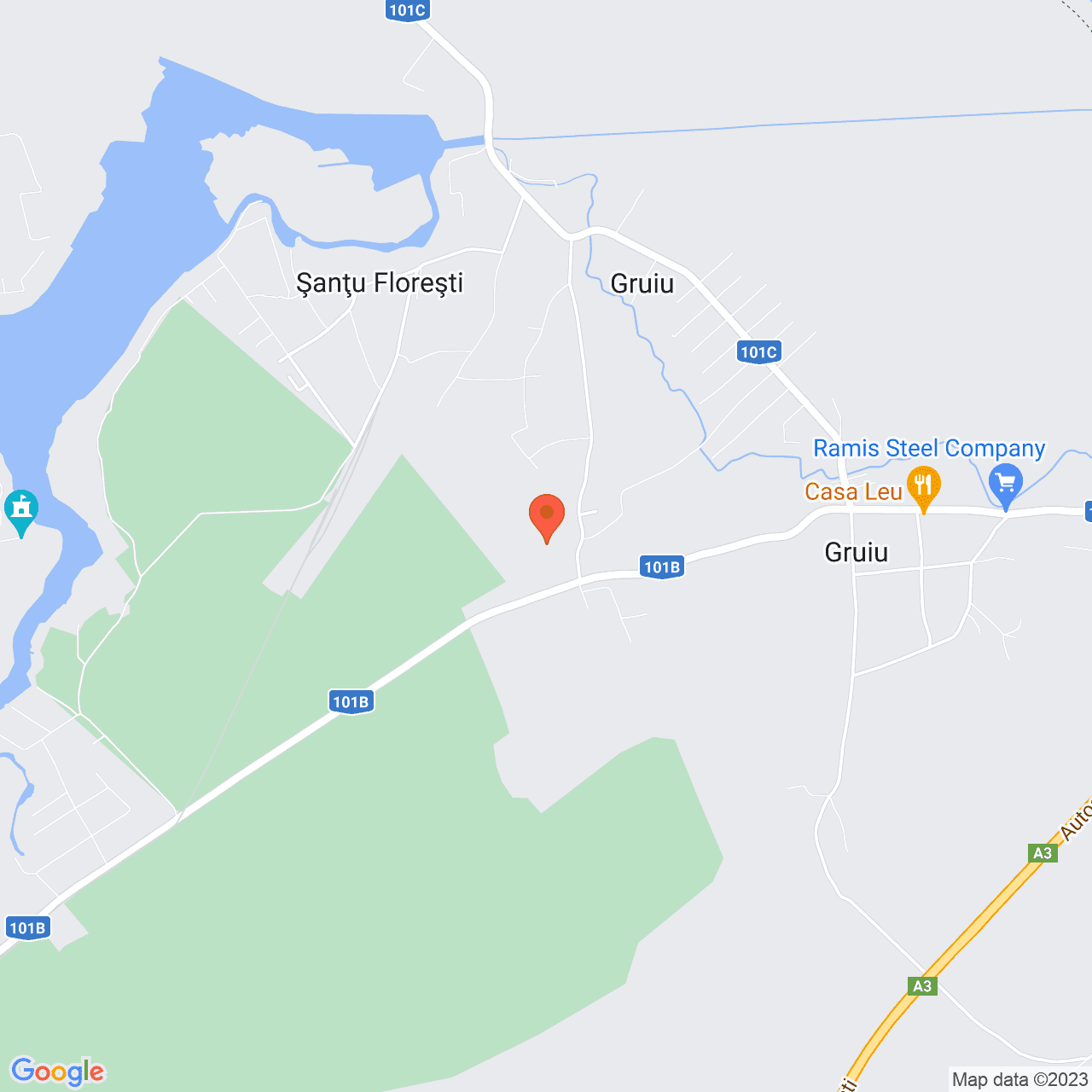 Poza harta streetview, zoom 14, adresa Santu Floresti Ilfov, , judetul