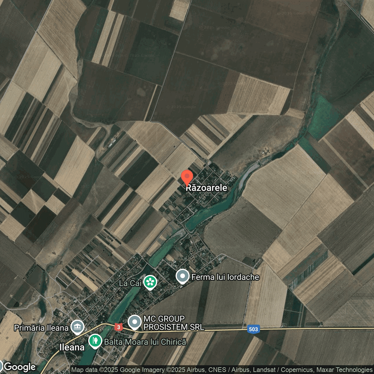 Poza harta hybrid, zoom 14, adresa Ileana, judetul Calarasi, , judetul