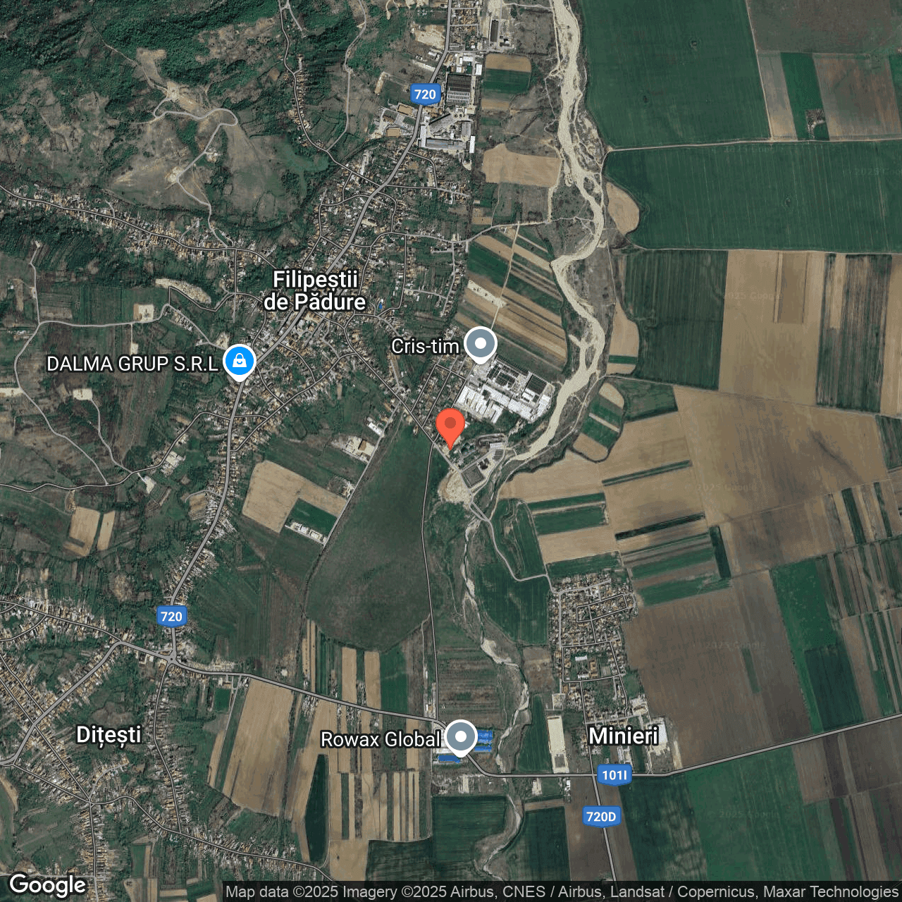 Poza harta hybrid, zoom 14, adresa Filipestii de Padure, str. Varnita, , judetul