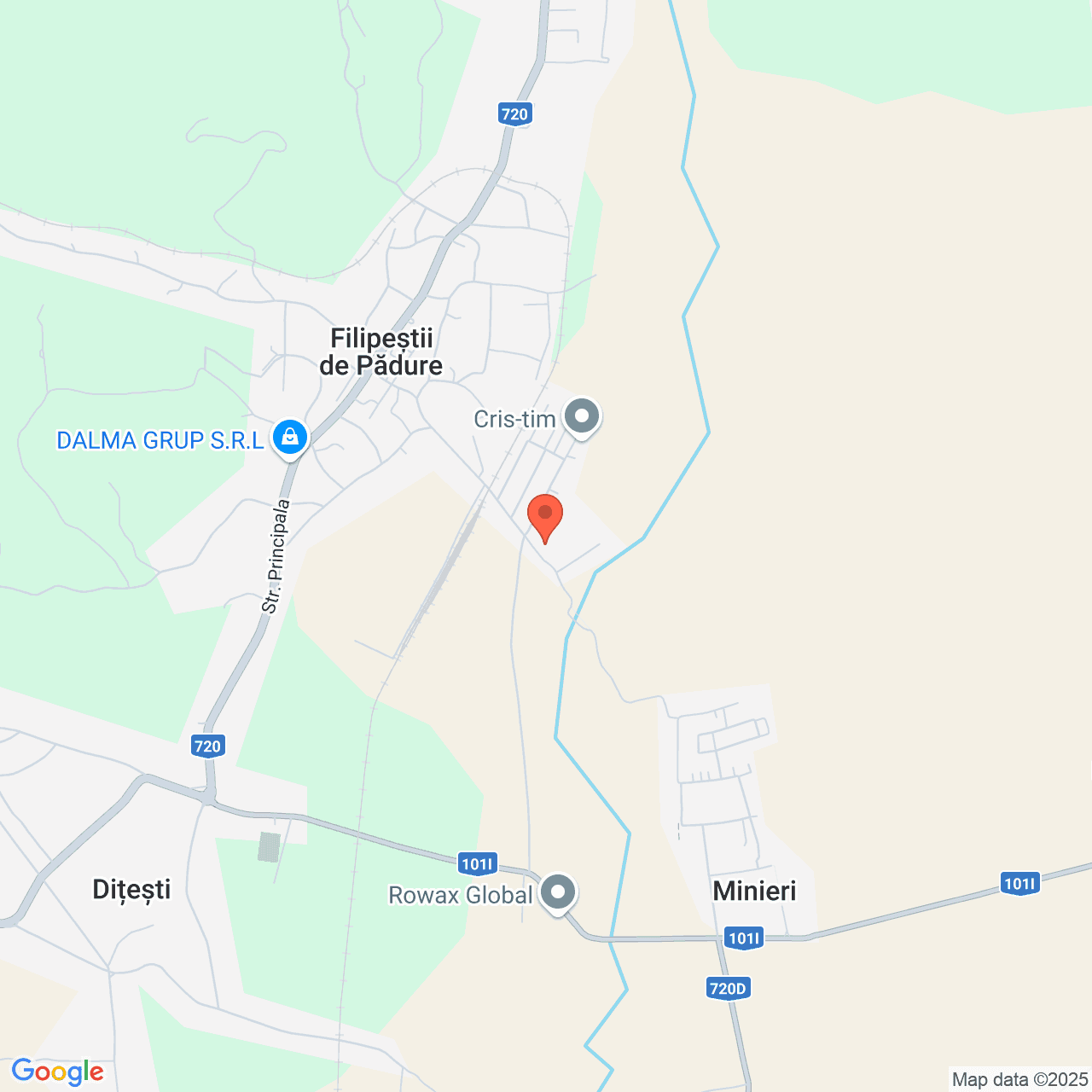 Poza harta streetview, zoom 14, adresa Filipestii de Padure, str. Varnita, , judetul