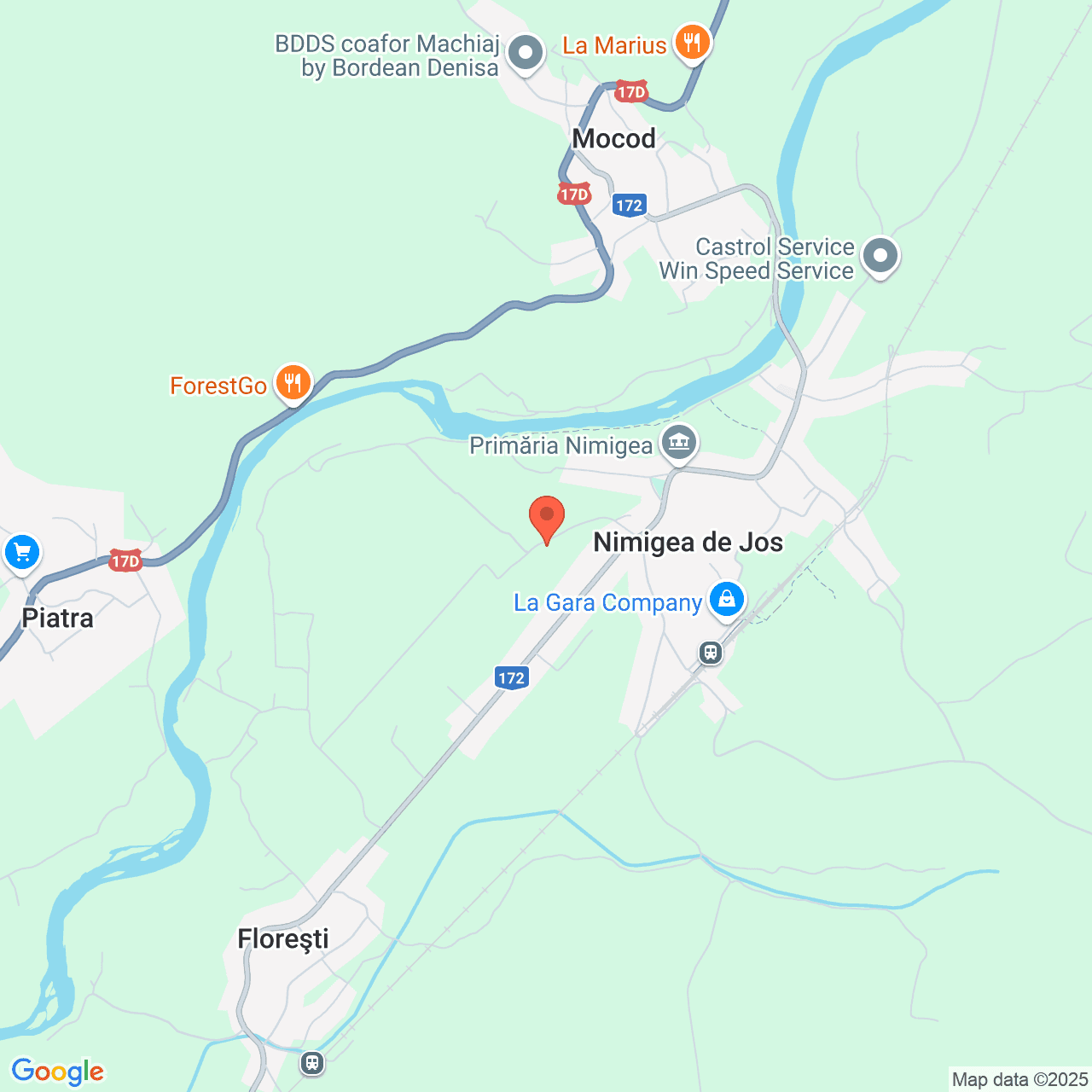 Poza harta streetview, zoom 14, adresa Nimigea de Jos, nr. 46D, Jud. Bistrita-Nasaud, , judetul