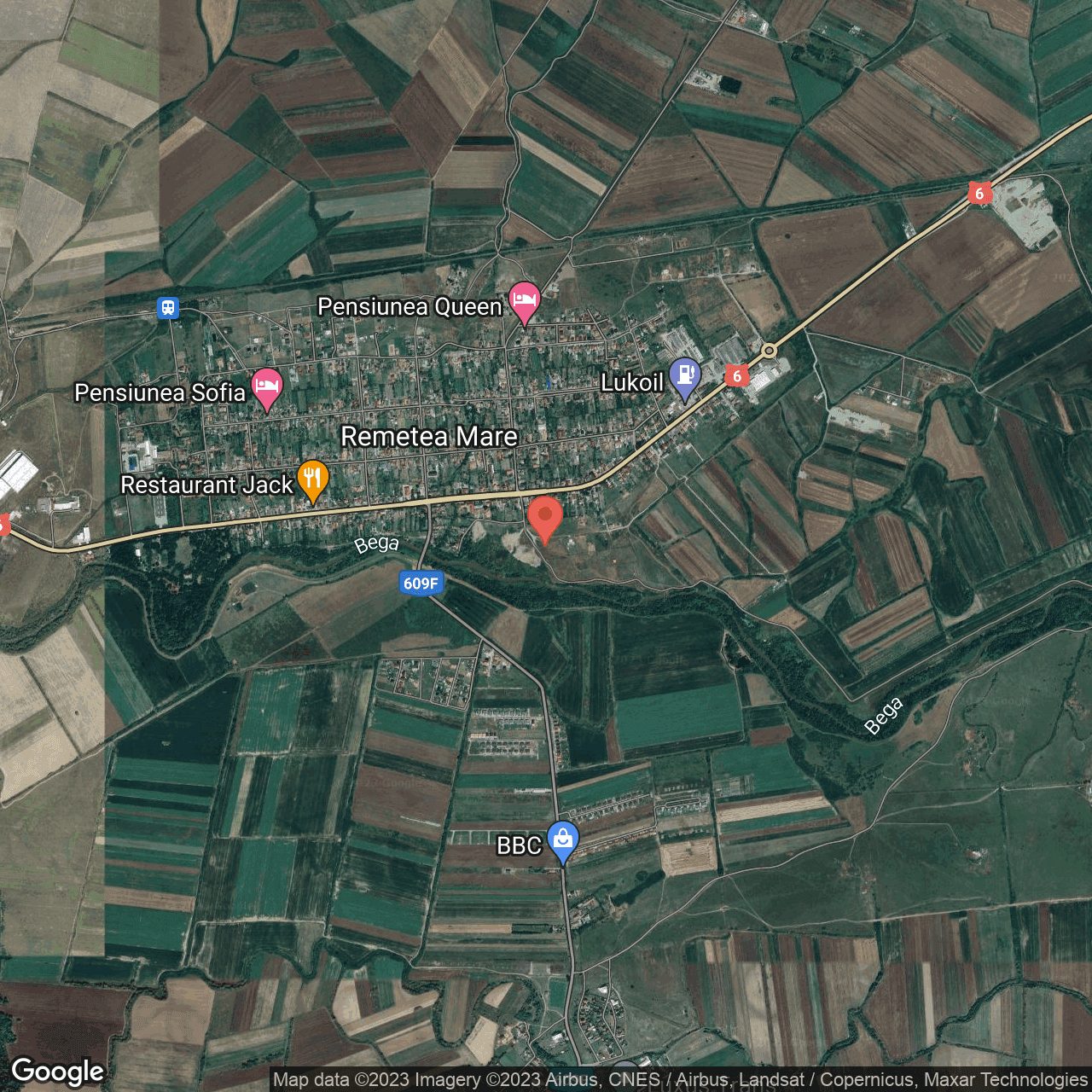 Poza harta hybrid, zoom 14, adresa Remetea Mare Timis, , judetul