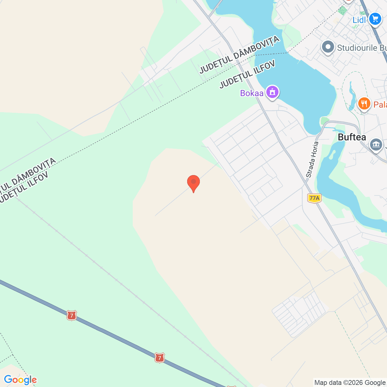 Poza harta streetview, zoom 14, adresa Buftea, jud. Ilfov, , judetul