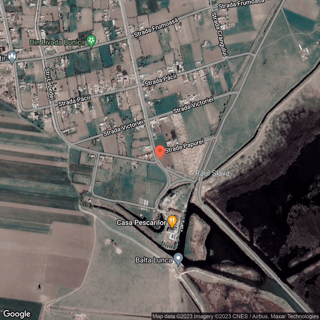 Poza harta hybrid, zoom 16, adresa Lunca Tulcea, , judetul