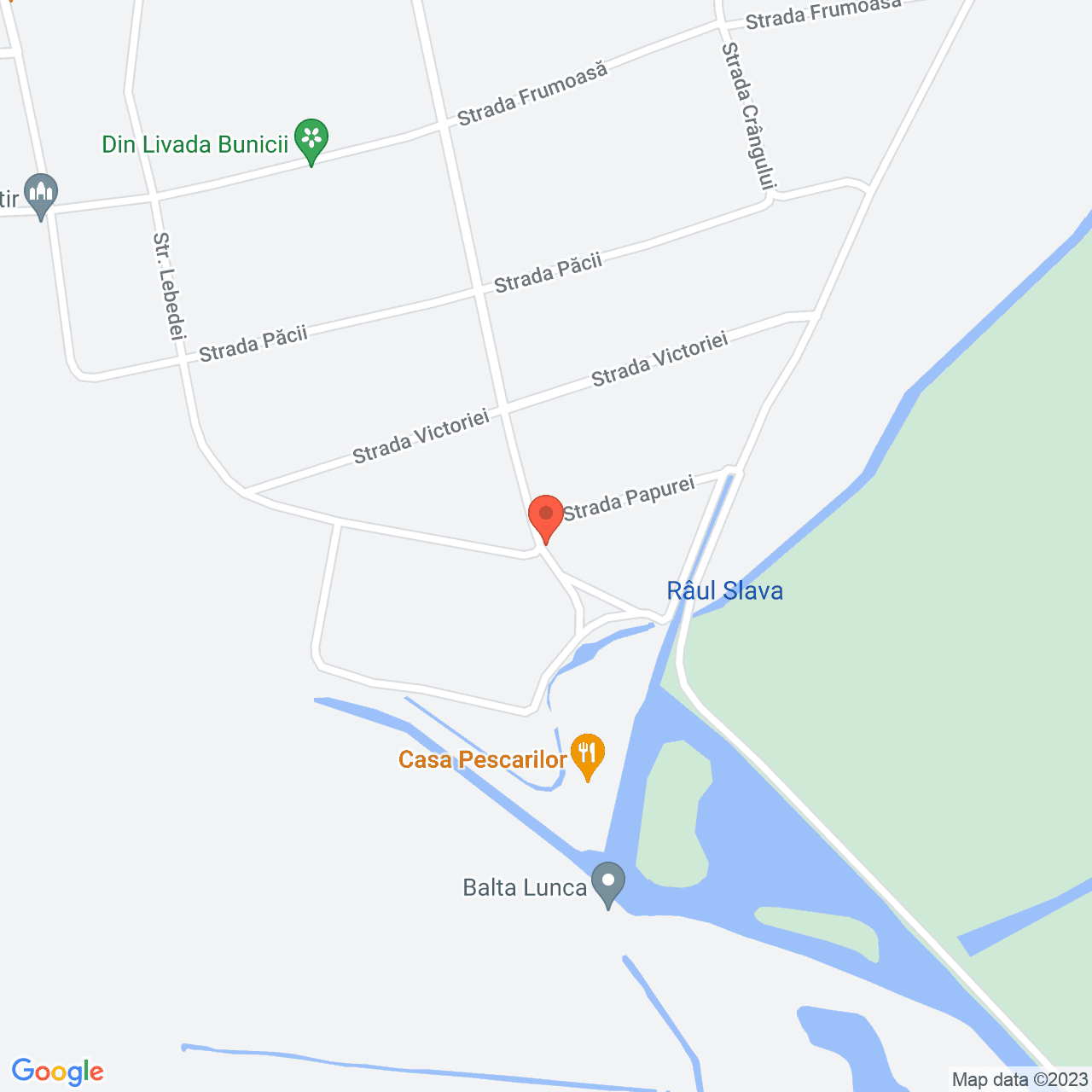 Poza harta streetview, zoom 16, adresa Lunca Tulcea, , judetul