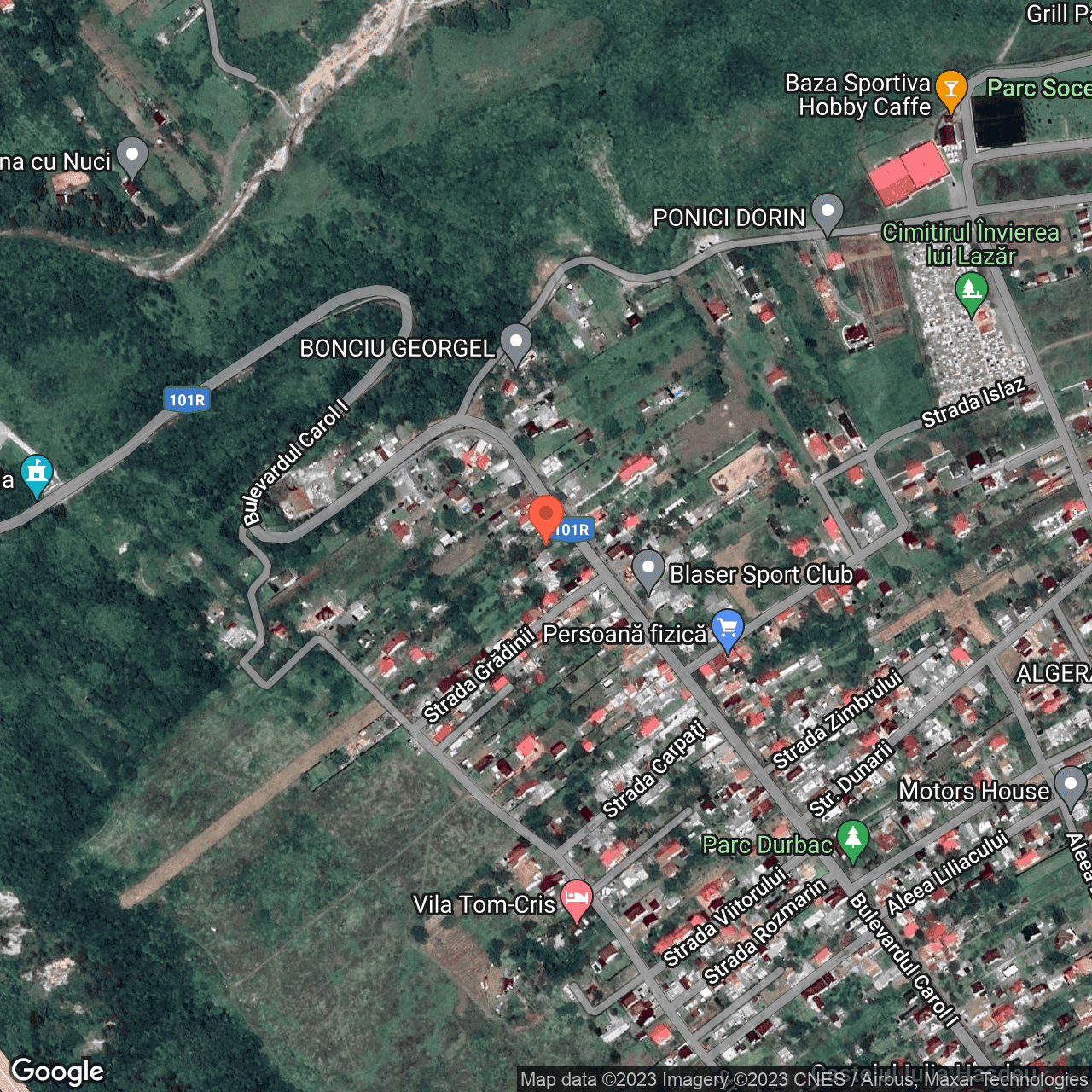 Poza harta hybrid, zoom 16, adresa Campina, , judetul