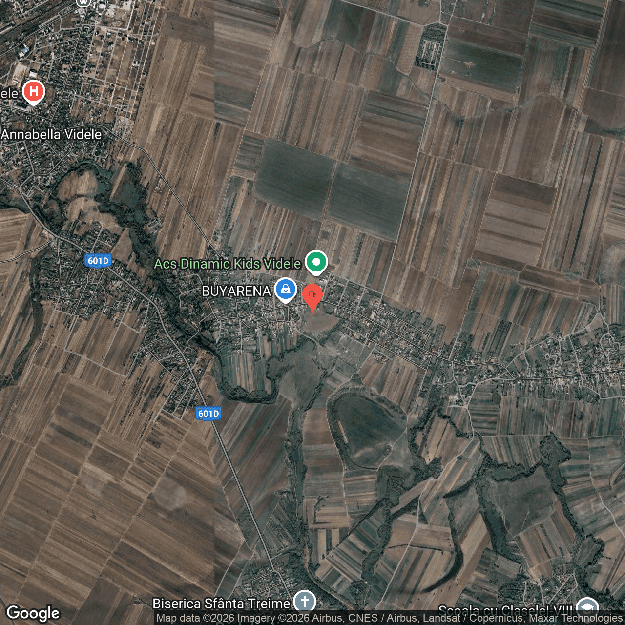 Poza harta hybrid, zoom 14, adresa Videle Teleorman, , judetul