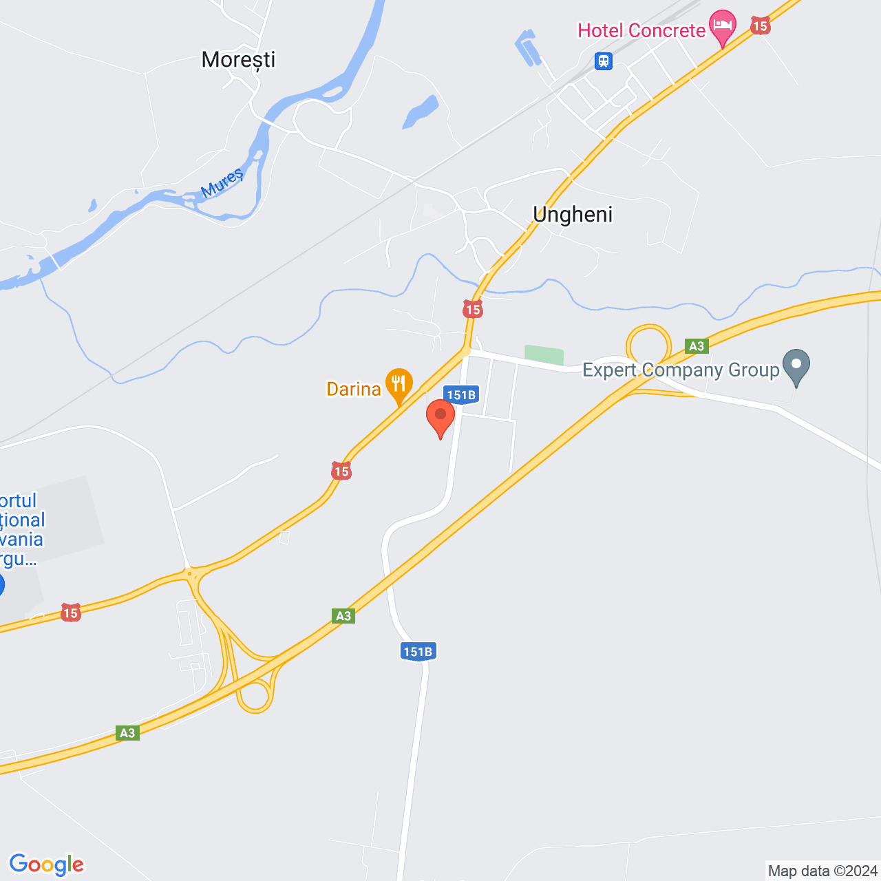 Poza harta streetview, zoom 14, adresa Ungheni Mures, , judetul