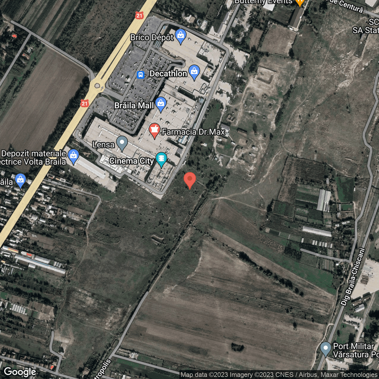 Poza harta hybrid, zoom 16, adresa Braila, , judetul