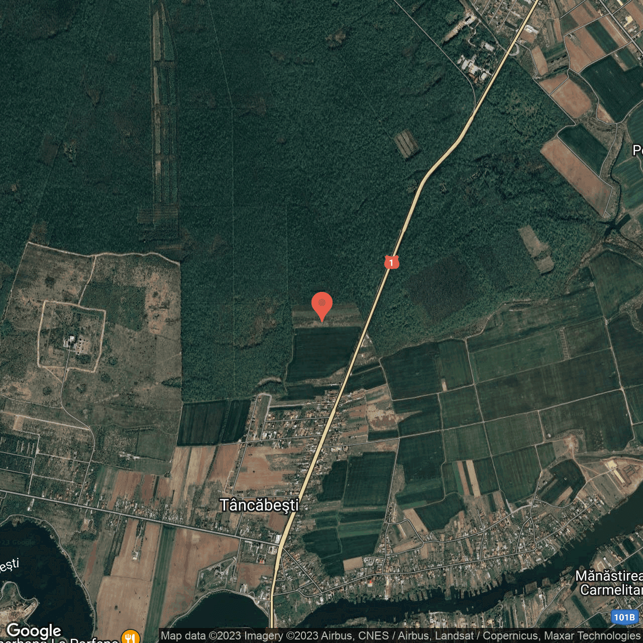 Poza harta hybrid, zoom 14, adresa Ciolpani, , judetul