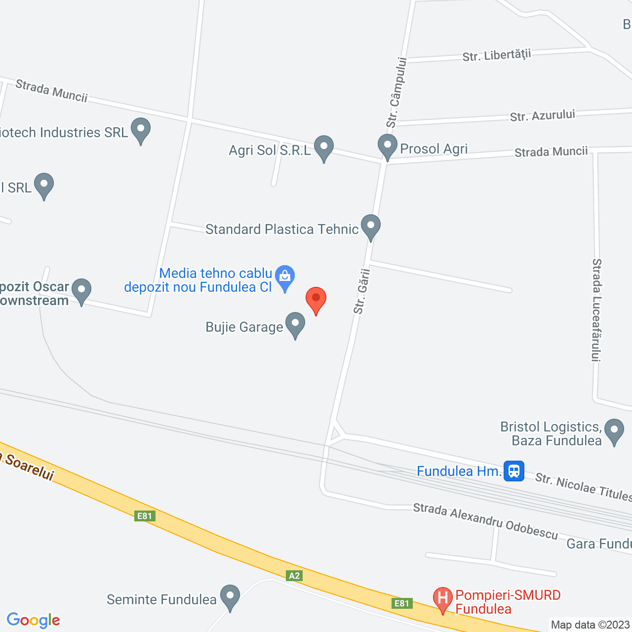 Poza harta streetview, zoom 16, adresa Fundulea, , judetul