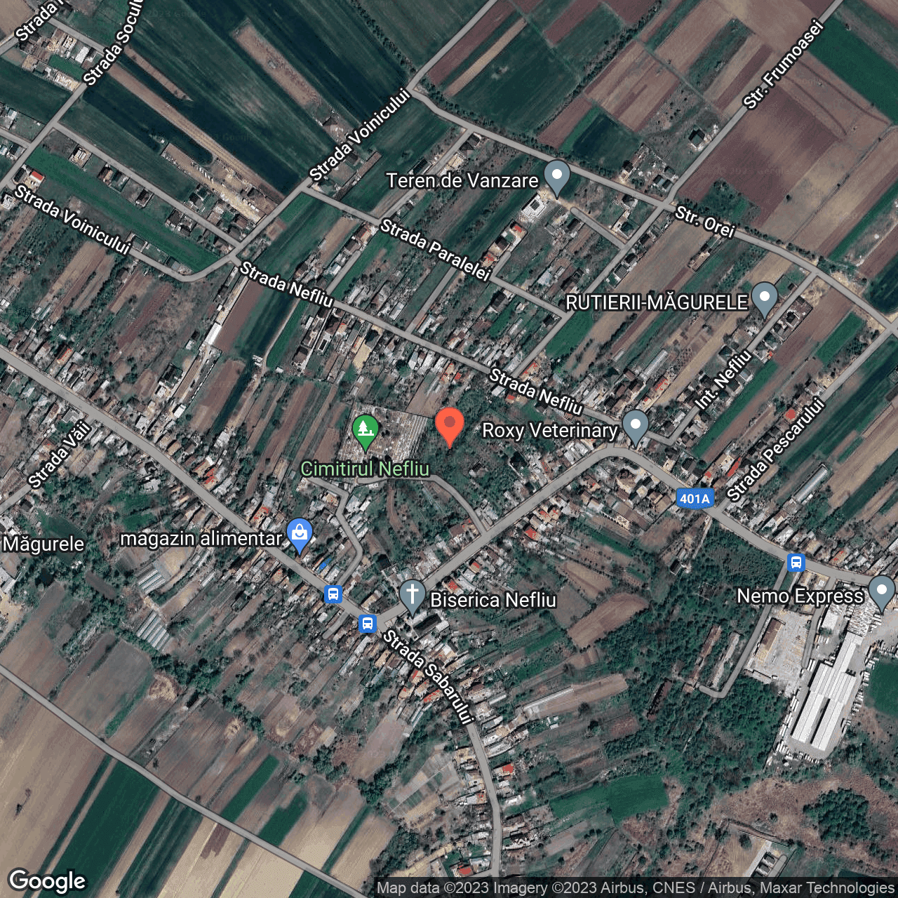 Poza harta hybrid, zoom 16, adresa Magurele, , judetul