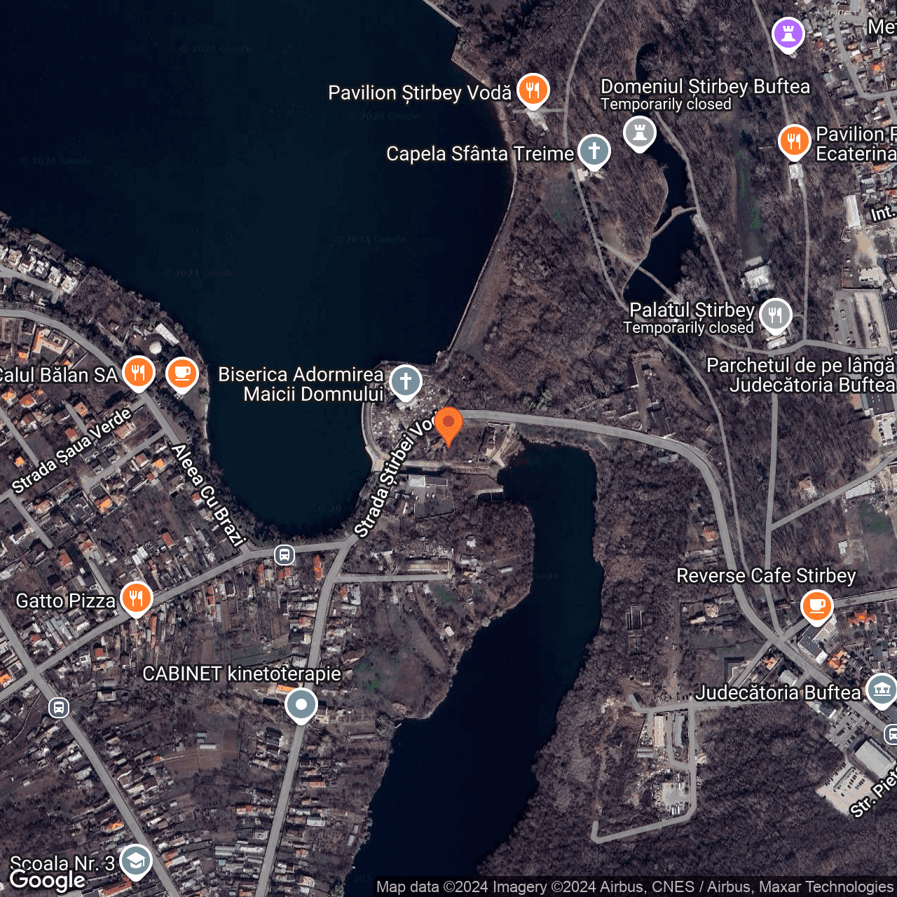 Poza harta hybrid, zoom 16, adresa Buftea Ilfov, , judetul