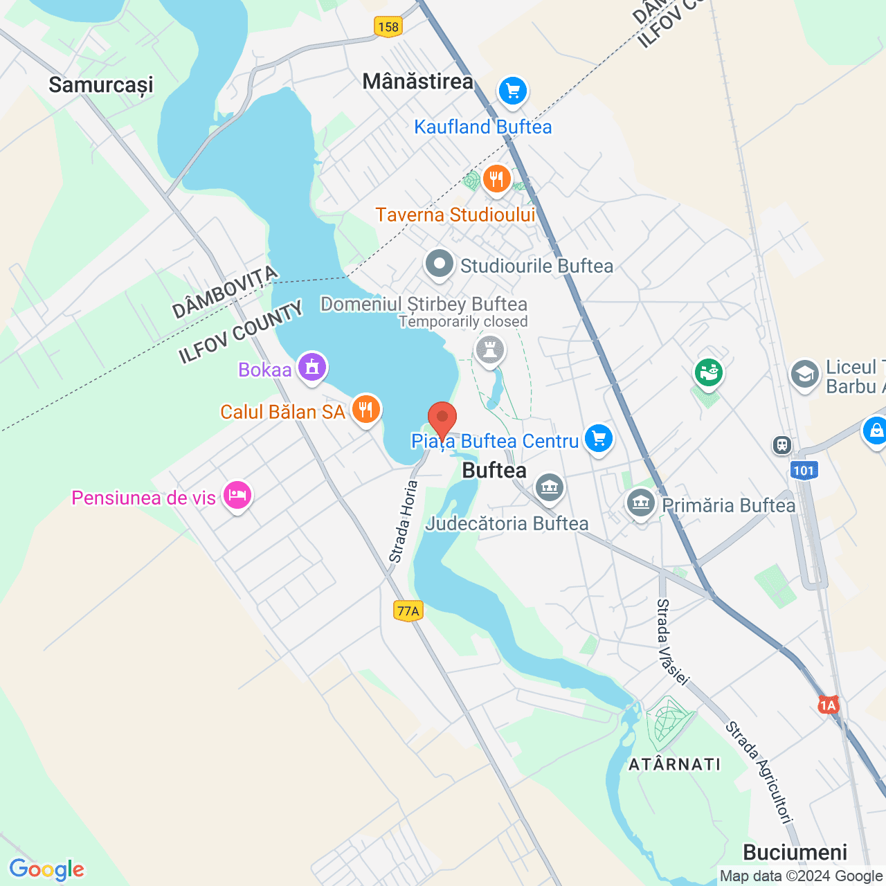 Poza harta streetview, zoom 14, adresa Buftea Ilfov, , judetul