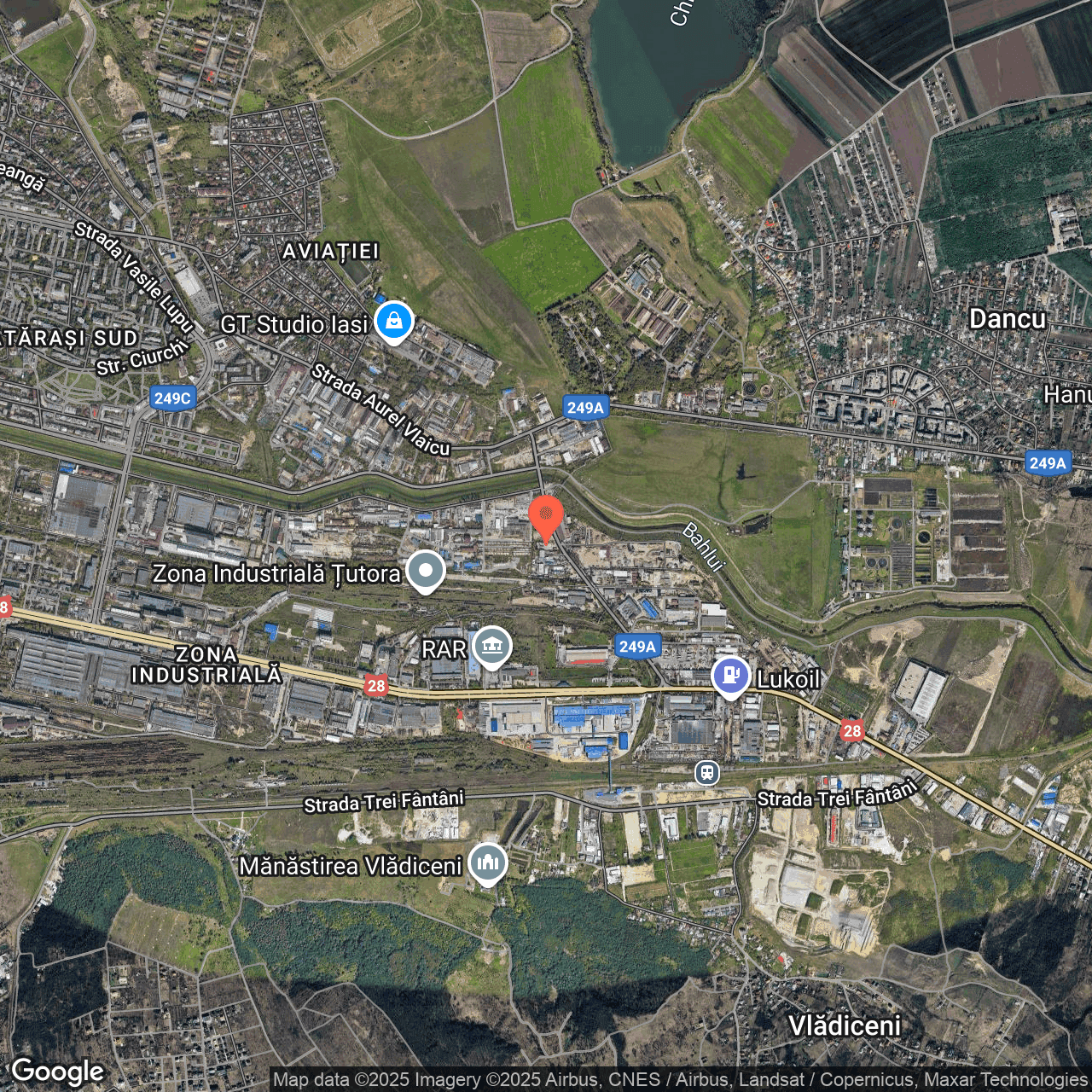 Poza harta hybrid, zoom 14, adresa Iaşi, Str. Sf. Ioan Nr. 17, , judetul