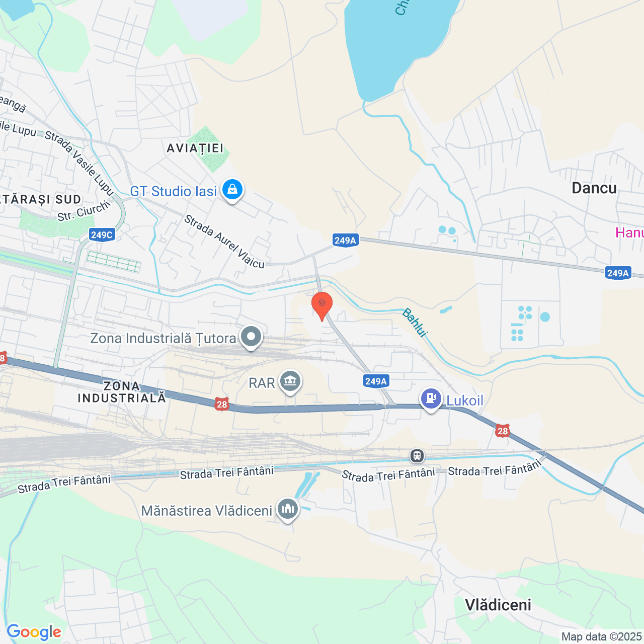 Poza harta streetview, zoom 14, adresa Iaşi, Str. Sf. Ioan Nr. 17, , judetul