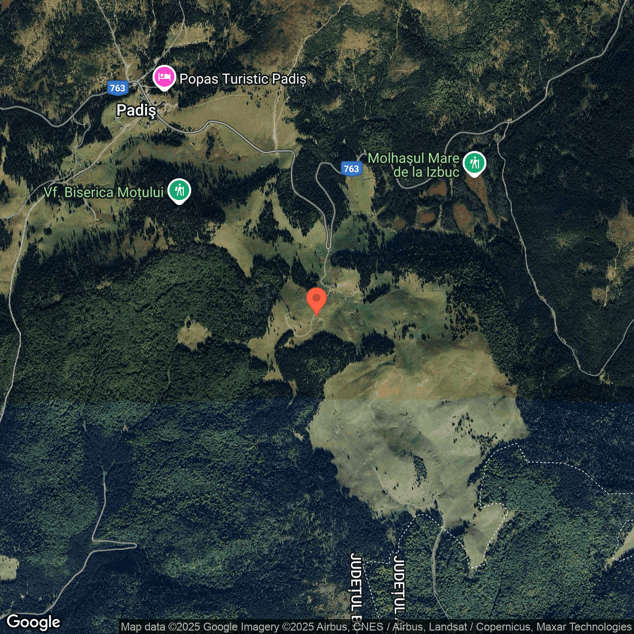 Poza harta hybrid, zoom 14, adresa Budureasa Bihor, , judetul