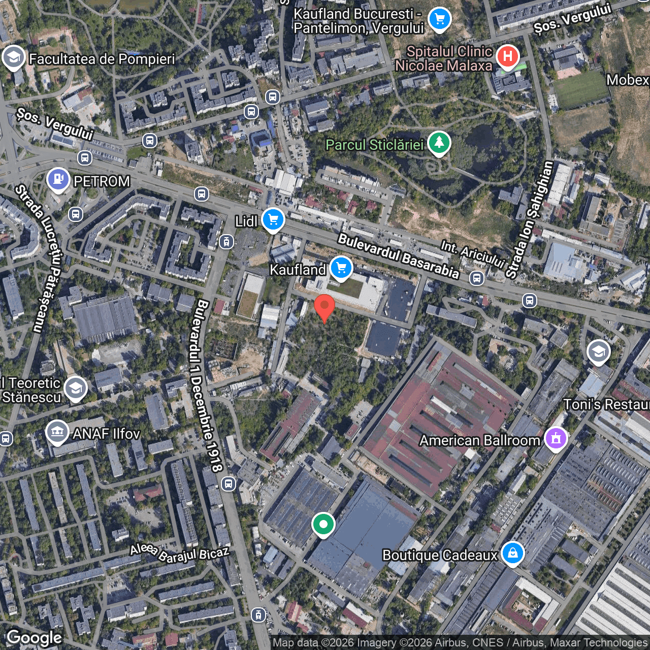 Poza harta hybrid, zoom 16, adresa București, B-dul Basarabia, Nr. 250, , judetul