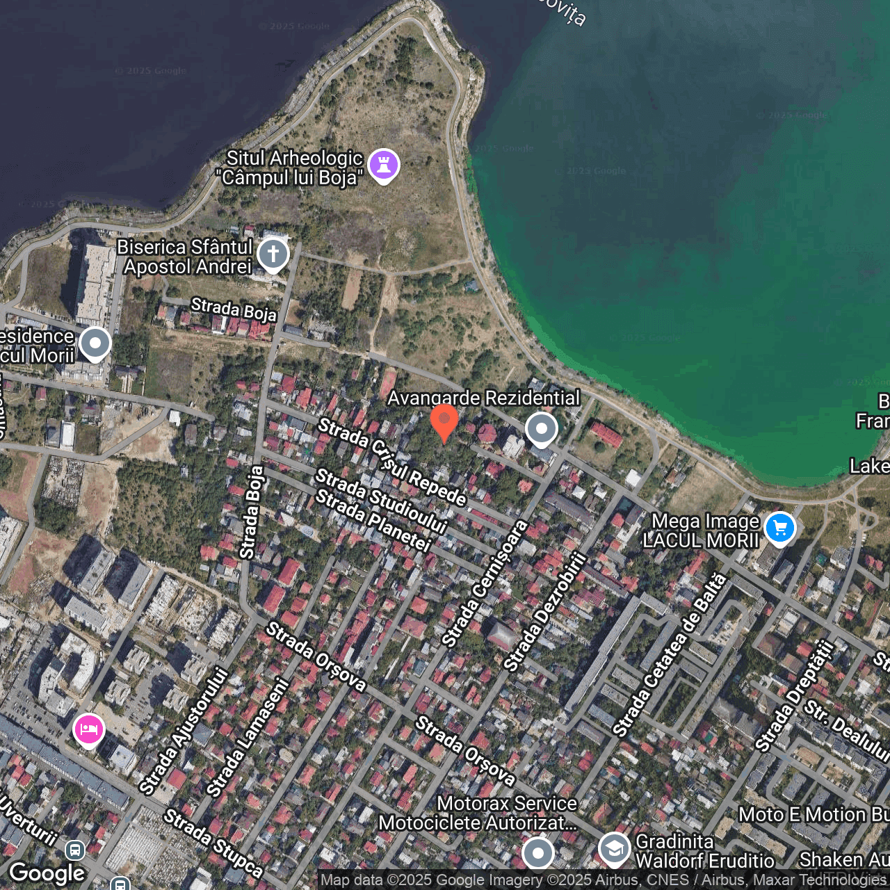 Poza harta hybrid, zoom 16, adresa Bucuresti, str. Intrarea Cernisoara, nr. 9, , judetul