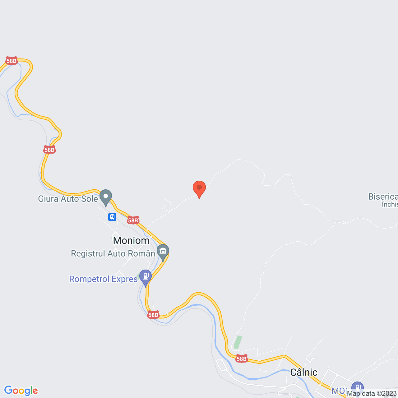 Poza harta streetview, zoom 14, adresa Moniom, , judetul