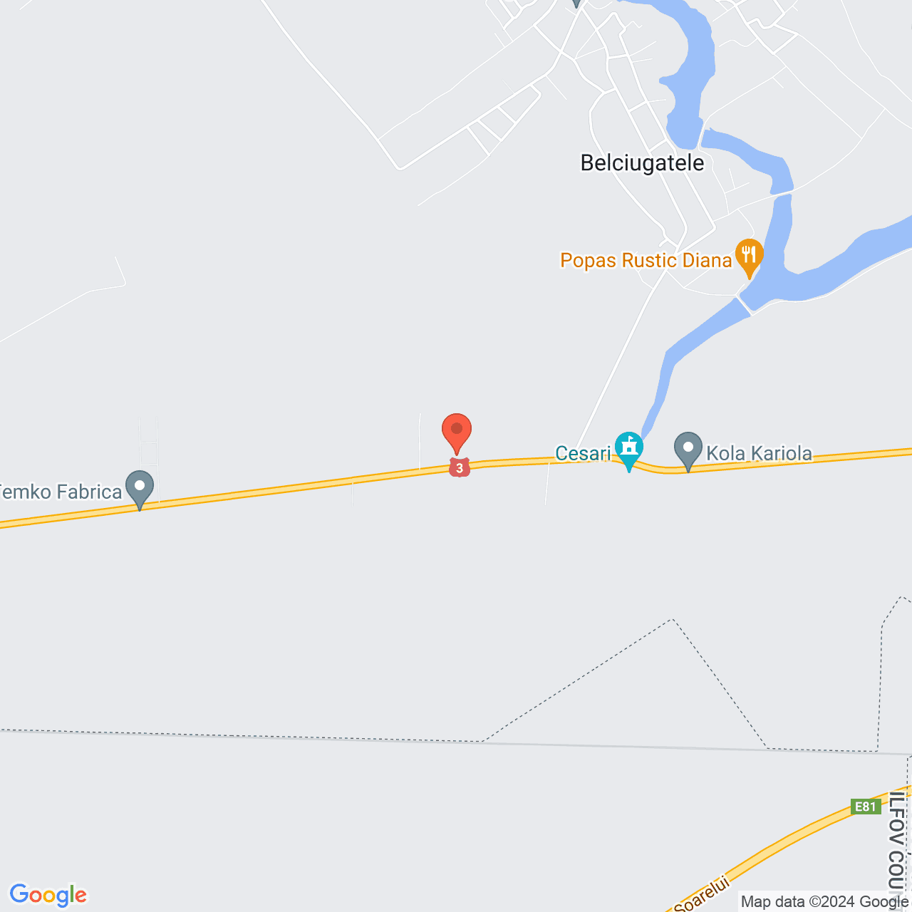 Poza harta streetview, zoom 14, adresa Belcigatele Calarasi, , judetul