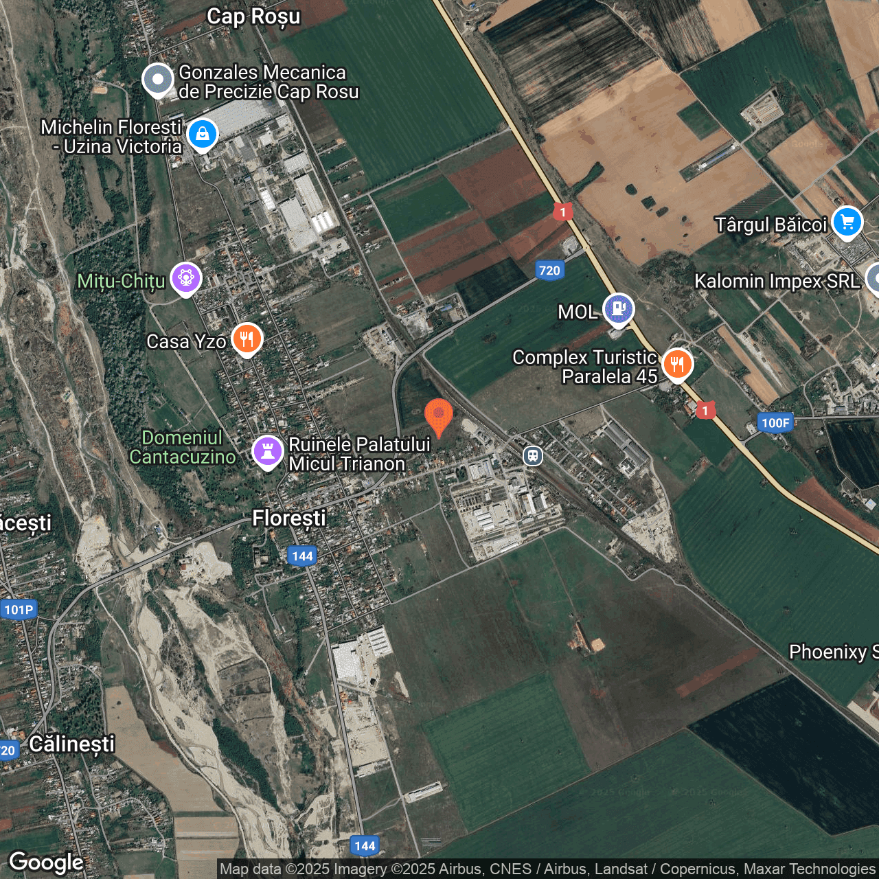 Poza harta hybrid, zoom 14, adresa Florești, jud. Prahova, , judetul